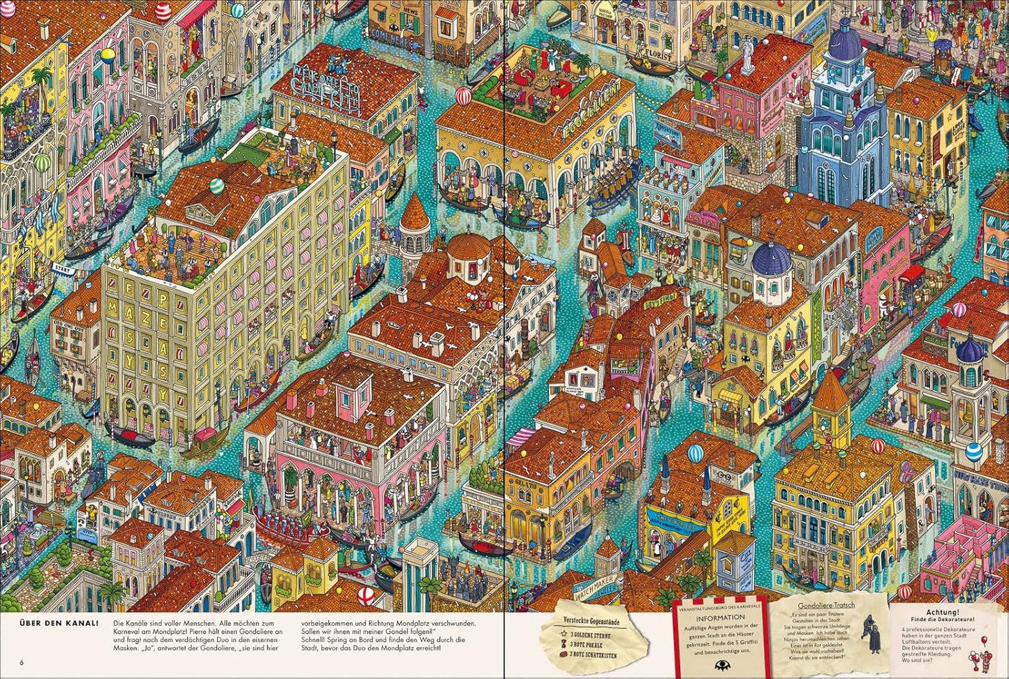 Pierre, der Irrgarten-Detektiv, und die geheimnisvolle Stadt der Masken