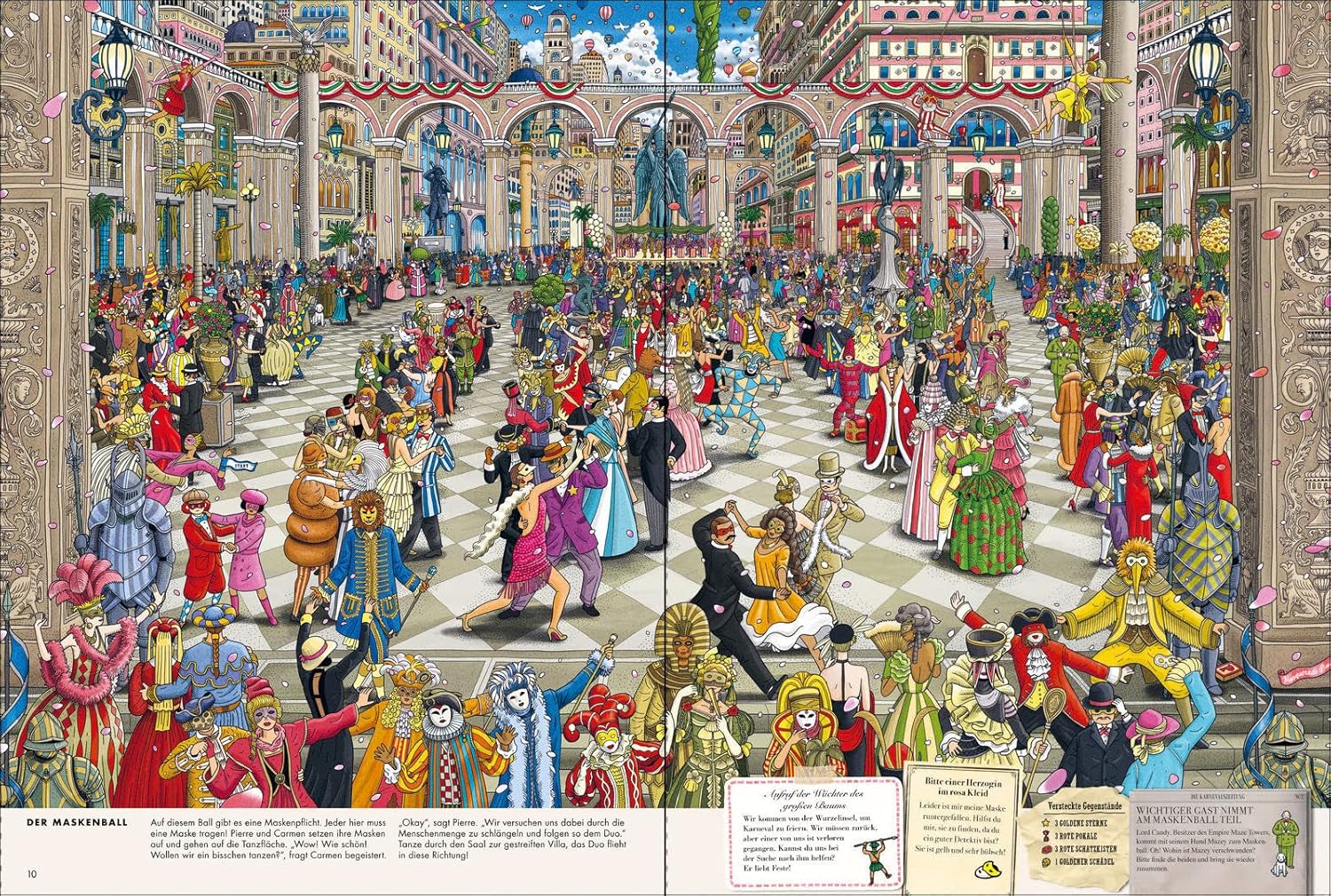 Pierre, der Irrgarten-Detektiv, und die geheimnisvolle Stadt der Masken