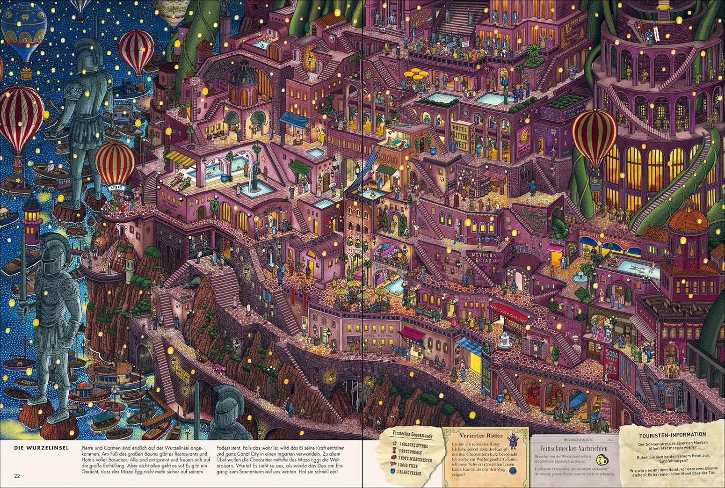 Pierre, der Irrgarten-Detektiv, und die geheimnisvolle Stadt der Masken