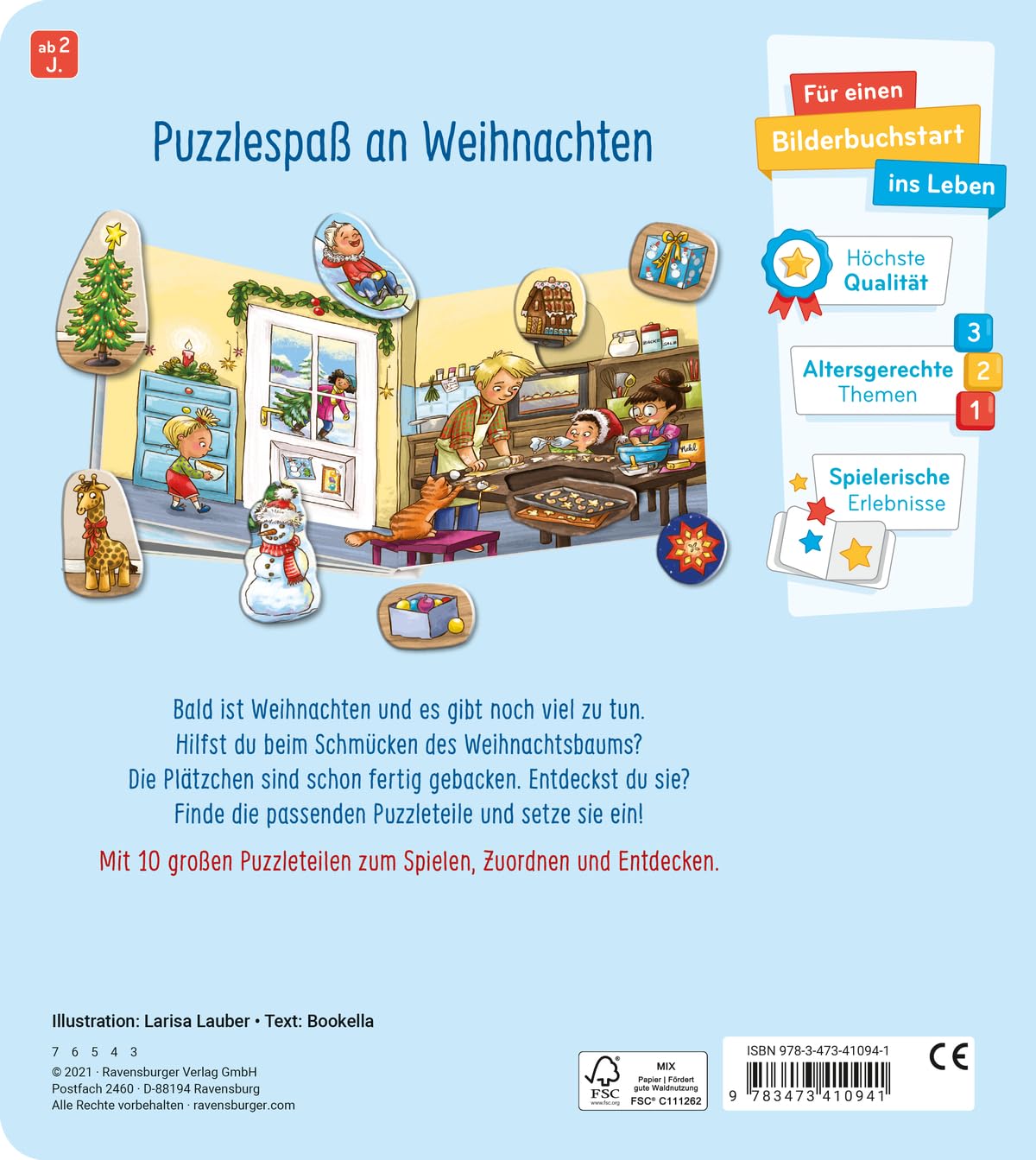 Ravensburger Puzzle-Spielbuch Weihnachten