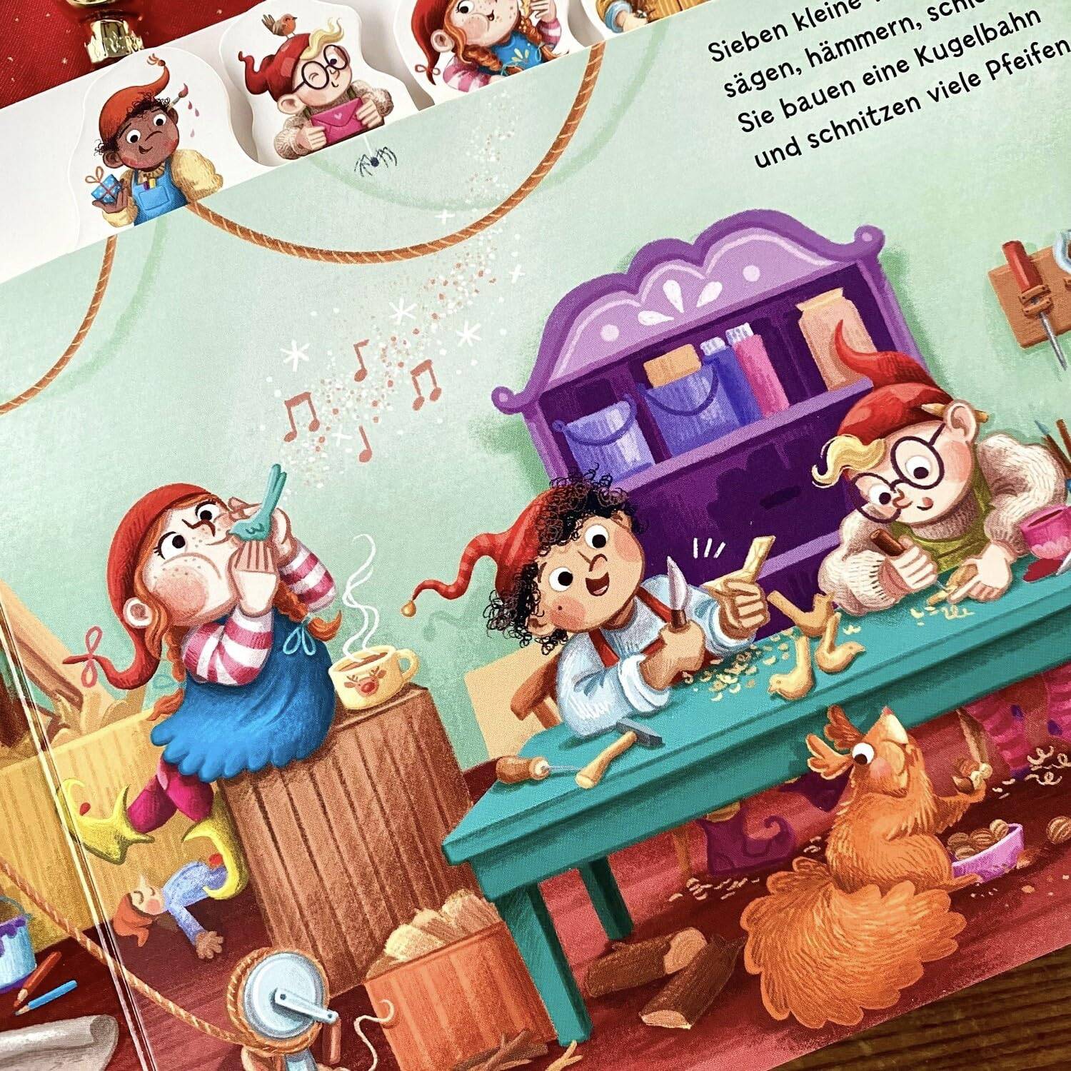 Sieben kleine Weihnachtswichtel - Vorlese Weihnachtsbuch - The German Bookstore ZA