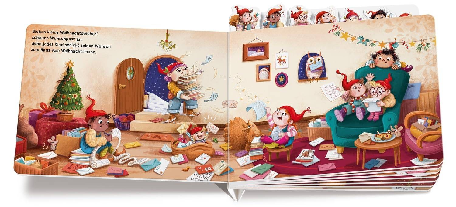 Sieben kleine Weihnachtswichtel - Vorlese Weihnachtsbuch - The German Bookstore ZA