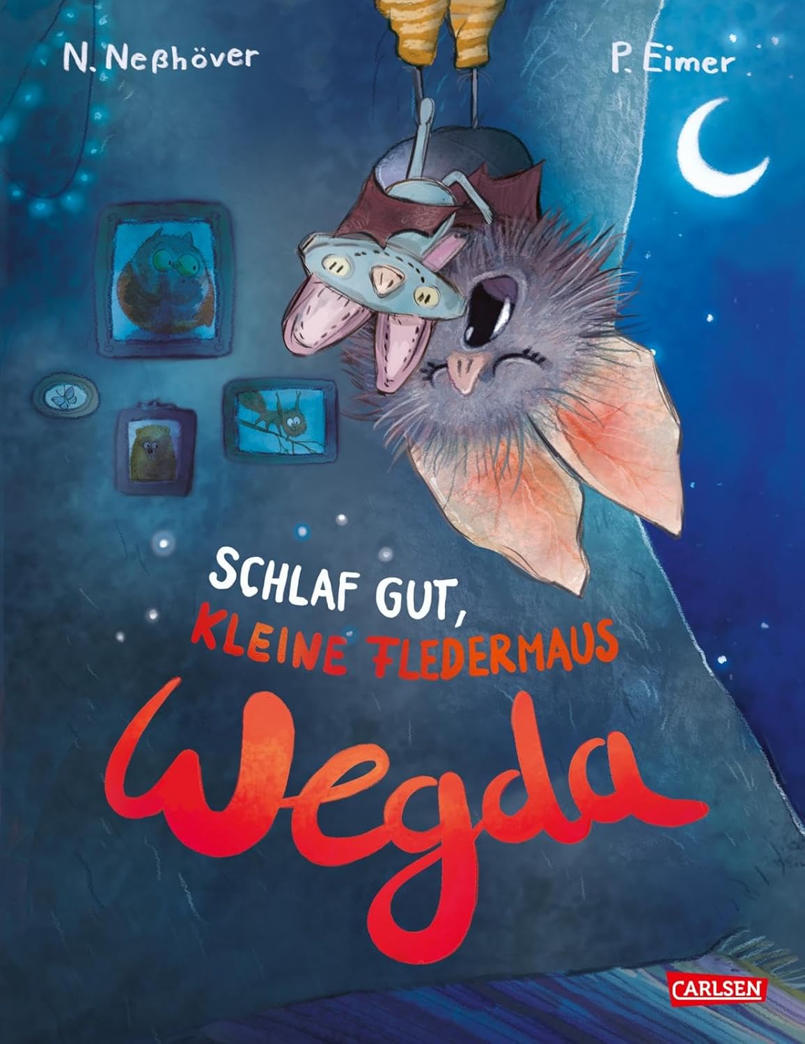 Schlaf gut, kleine Fledermaus Wegda!