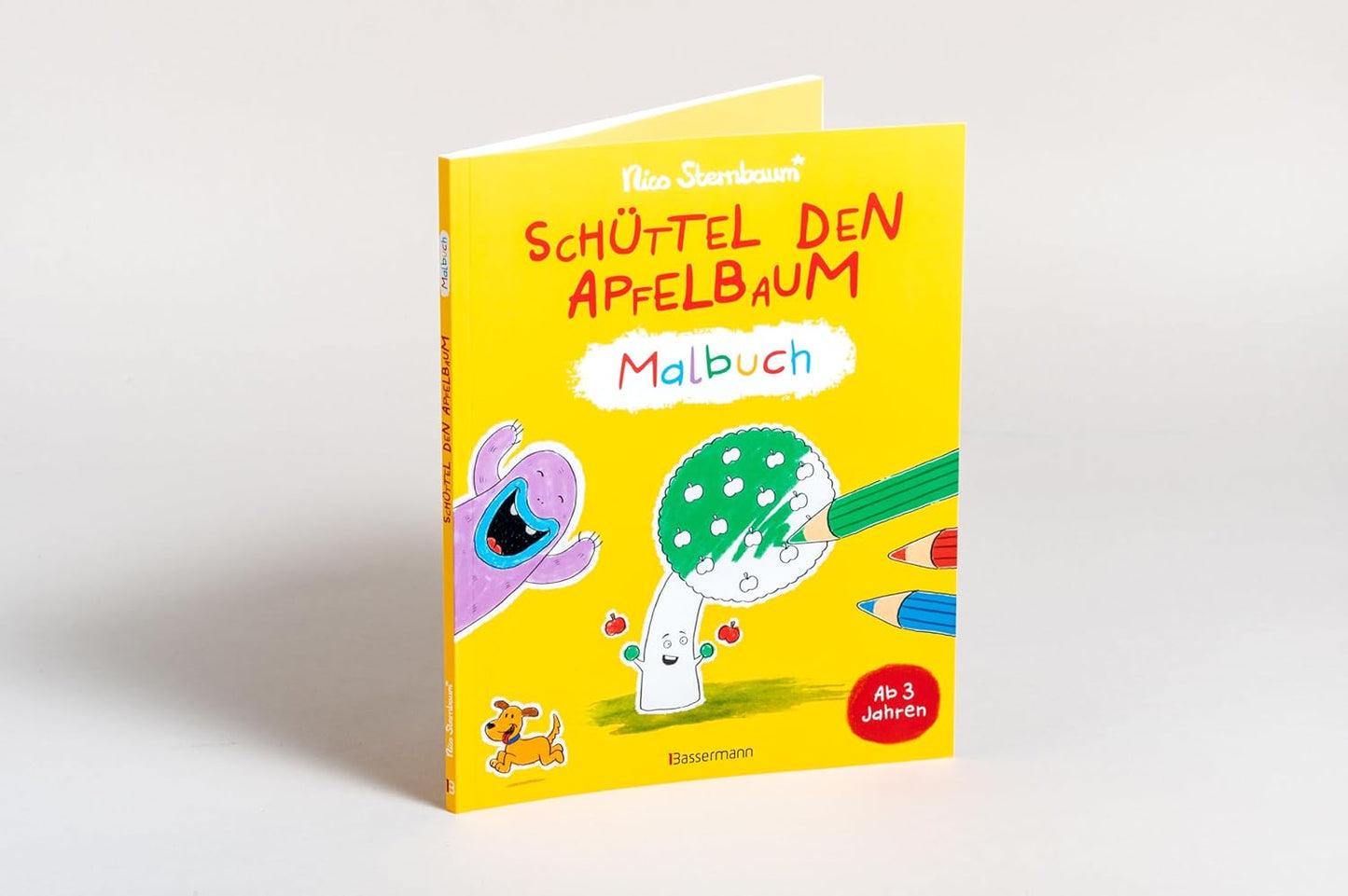 Schüttel den Apfelbaum - Malbuch