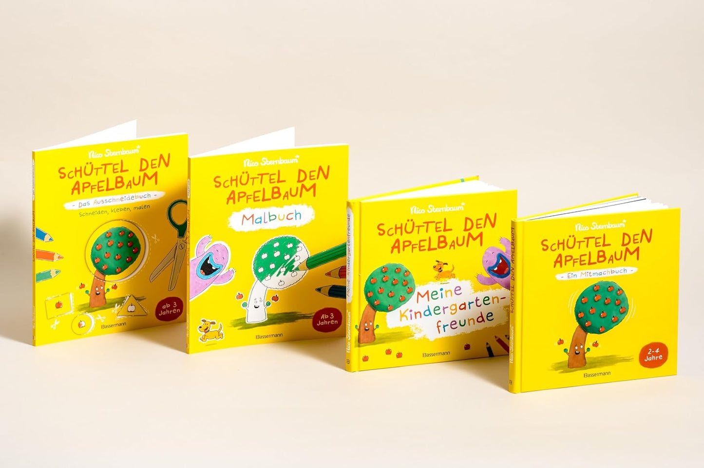 Schüttel den Apfelbaum - Malbuch