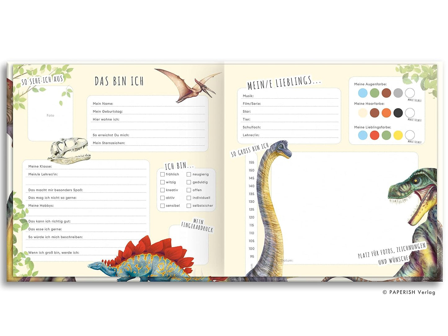 Schulfreunde - Dinosaurier. En Album für meine Freunde