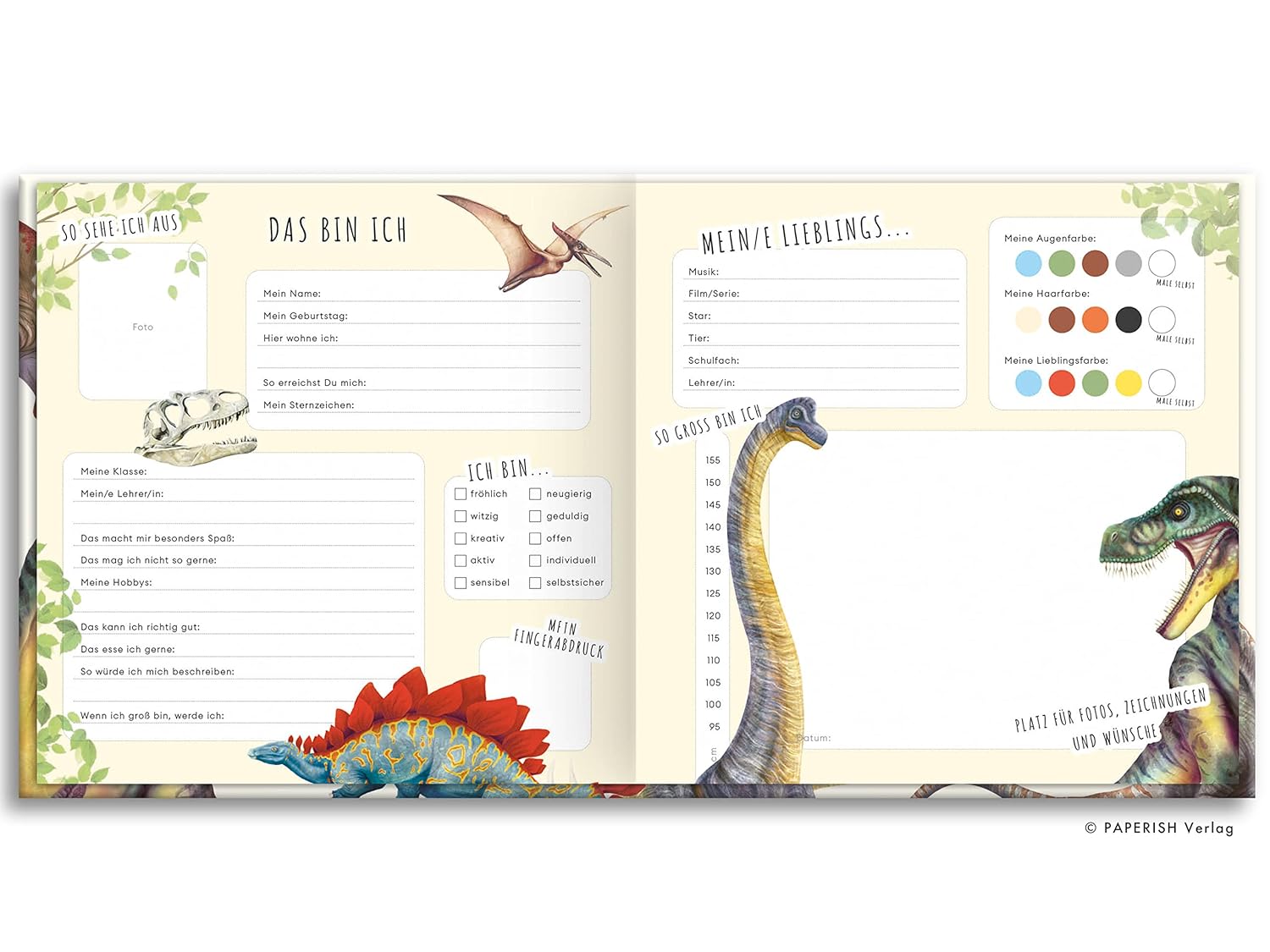 Schulfreunde - Dinosaurier. En Album für meine Freunde