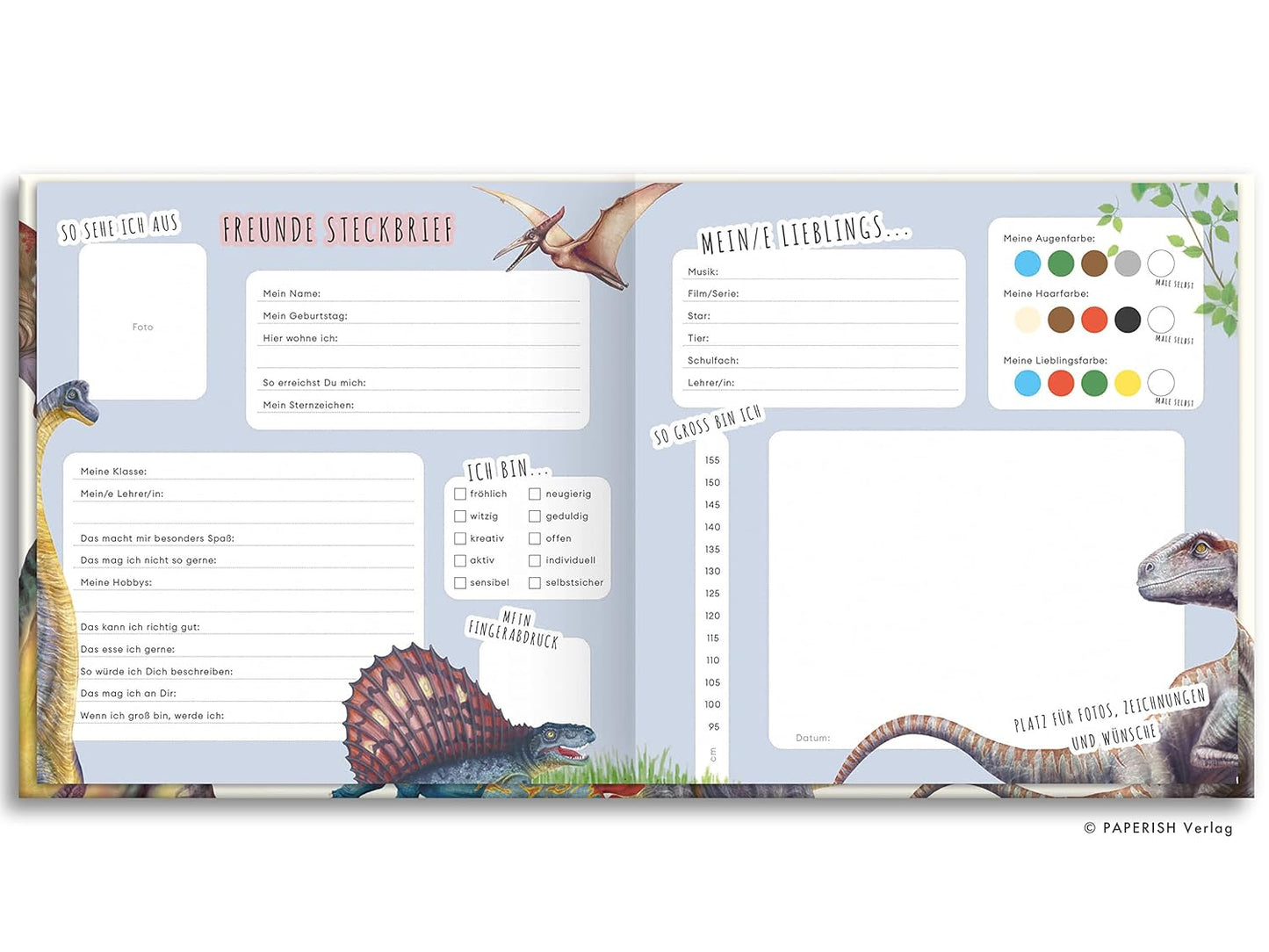 Schulfreunde - Dinosaurier. En Album für meine Freunde