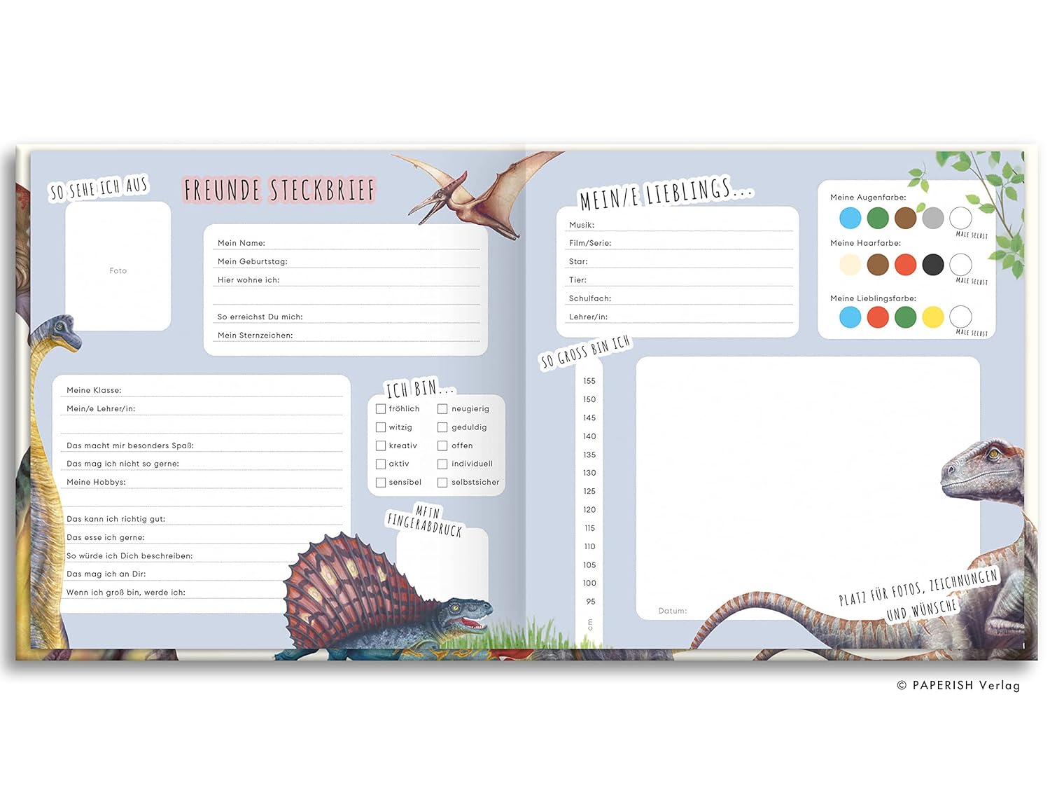 Schulfreunde - Dinosaurier. En Album für meine Freunde