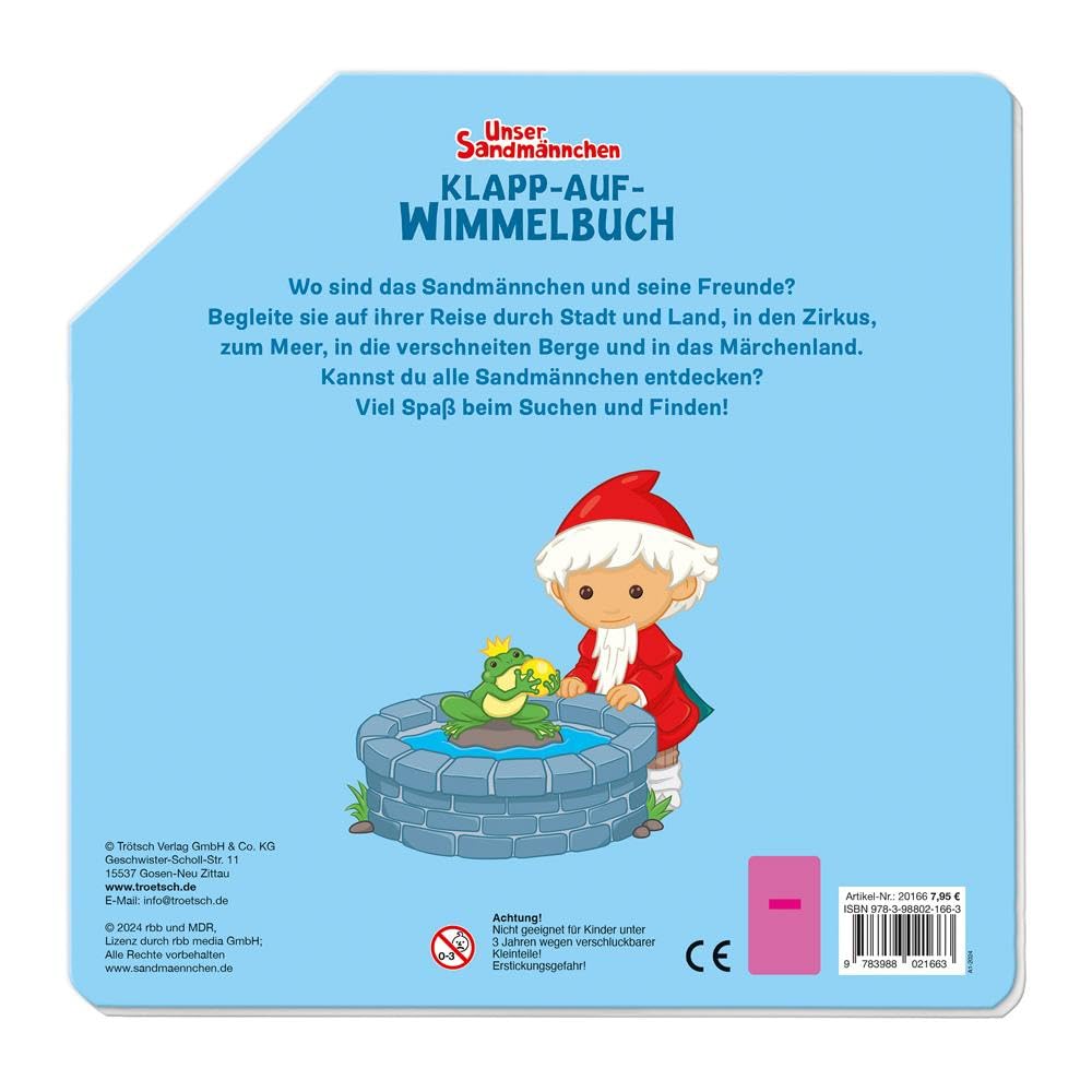 Unser Sandmännchen Klapp-auf-Wimmelbuch