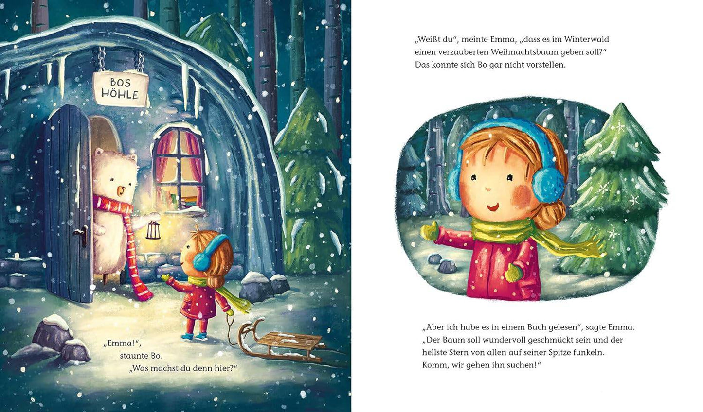 Ein Weihnachtsfunkeln im Dunkeln