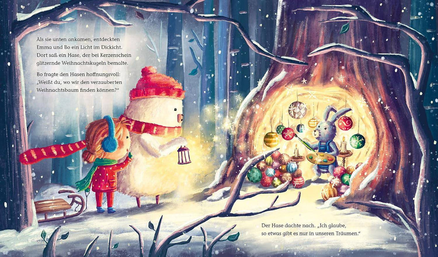 Ein Weihnachtsfunkeln im Dunkeln