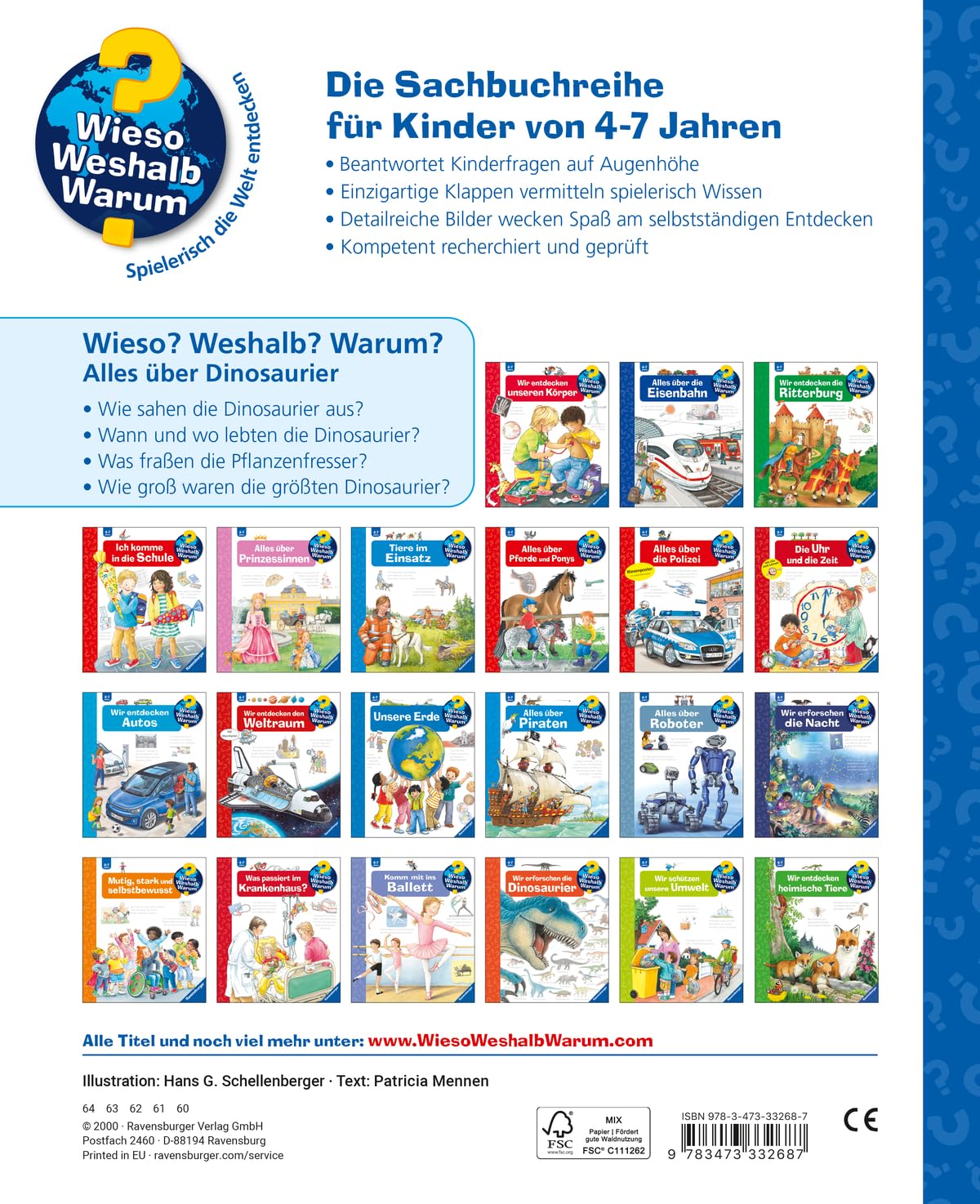 Wieso? Weshalb? Warum?, Band 12 - Alles über Dinosaurier