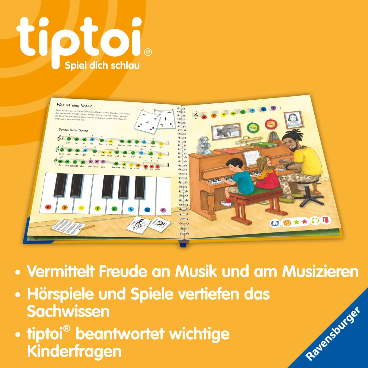 tiptoi - Wieso? Weshalb? Warum? Wir entdecken die Musik