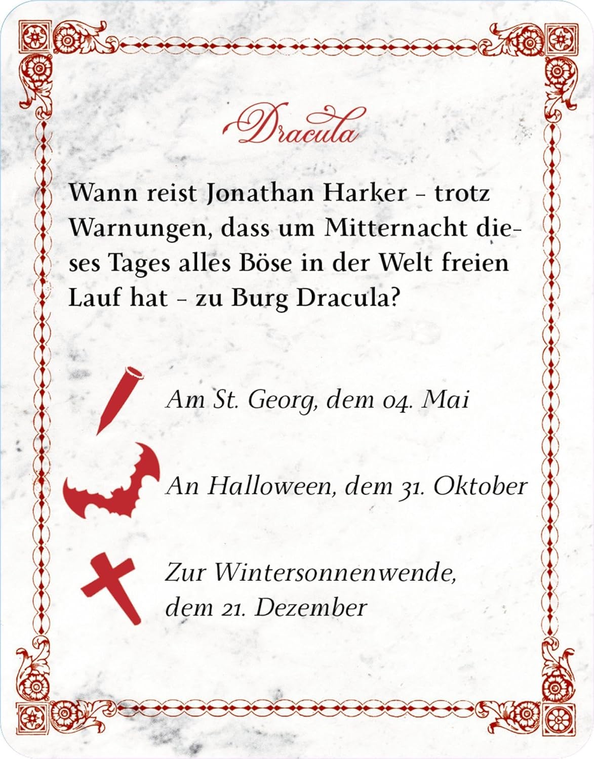 Bram Stokers Dracula - Das Quiz - The German Bookstore ZA
