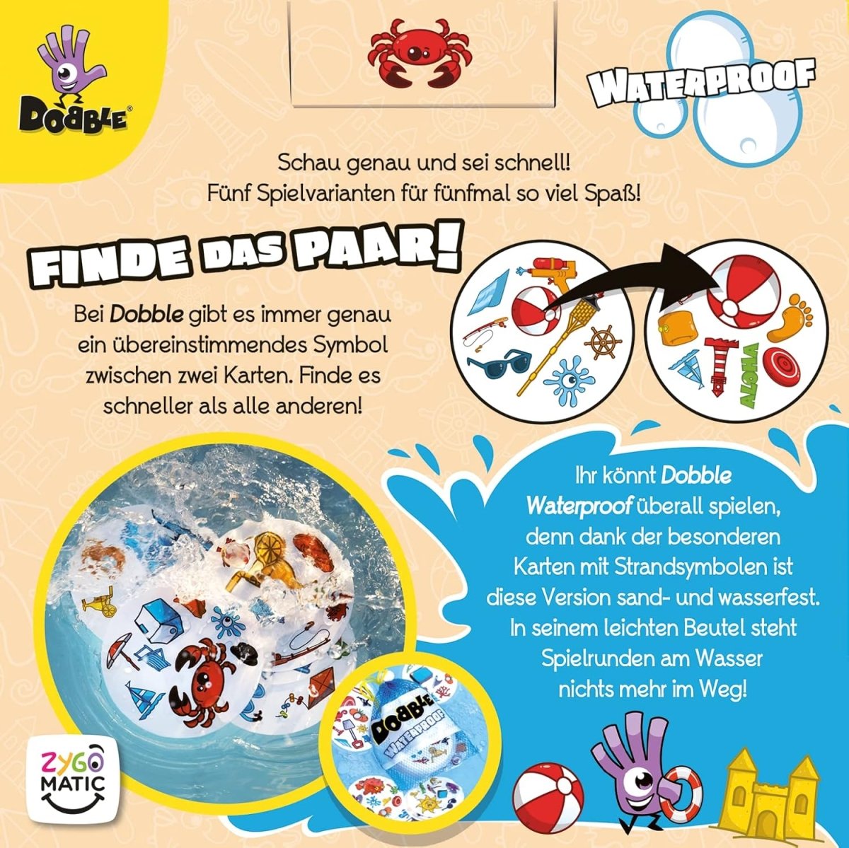 Dobble Waterproof - The German Bookstore ZA