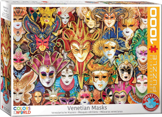 EuroGraphics Puzzle - Venezianische Masken - The German Bookstore ZA