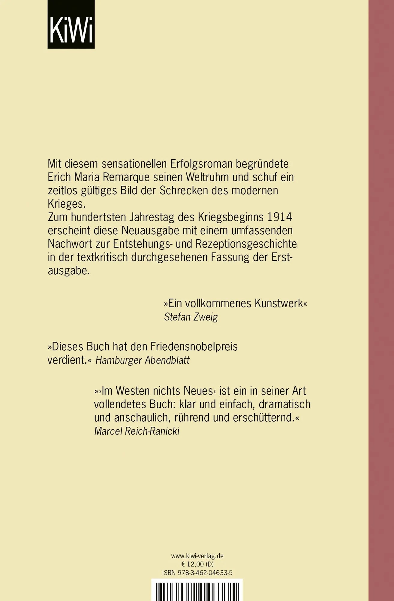 Im Westen nichts Neues - The German Bookstore ZA