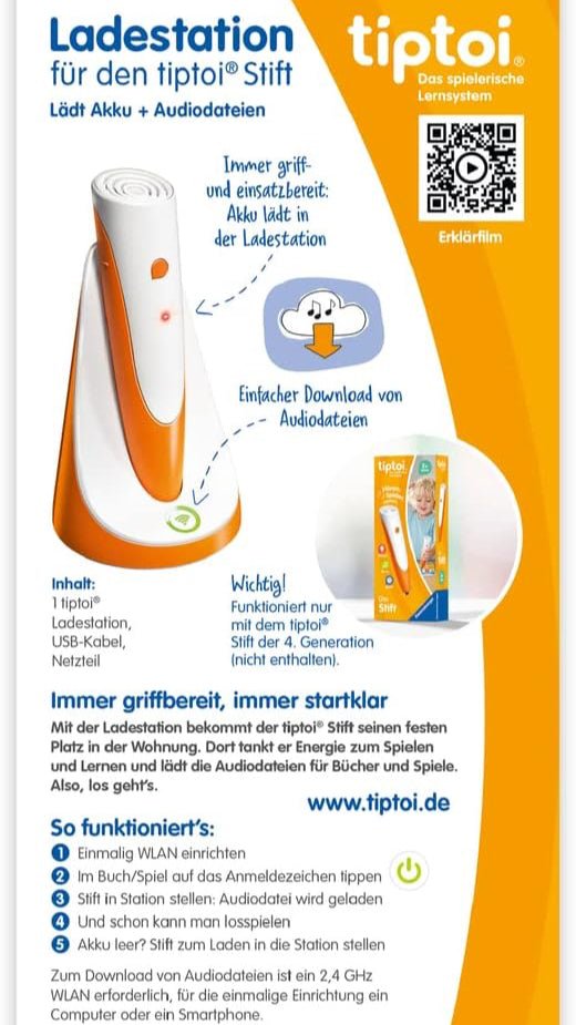 Ravensburger tiptoi Ladestation - The German Bookstore ZA