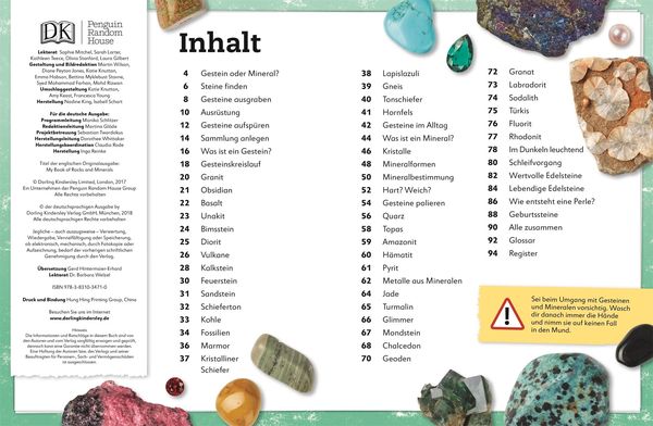 Steine und Mineralien - The German Bookstore ZA