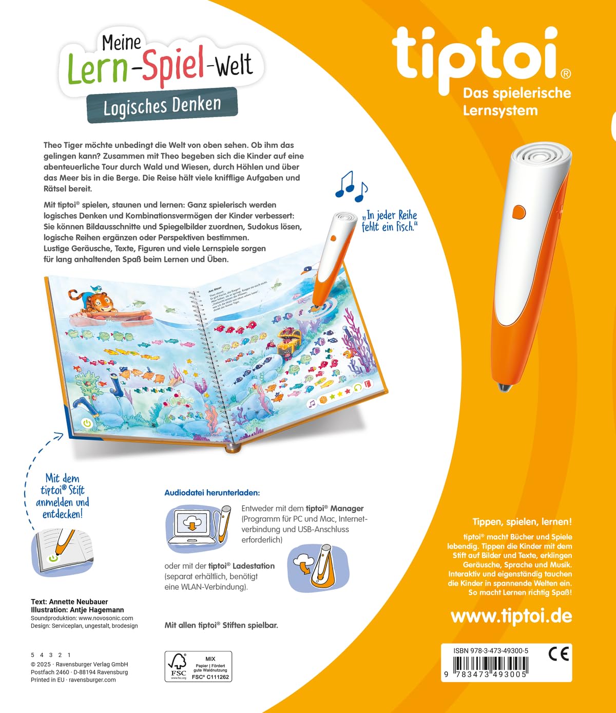 tiptoi Meine Lern-Spiel-Welt- Logisches Denken