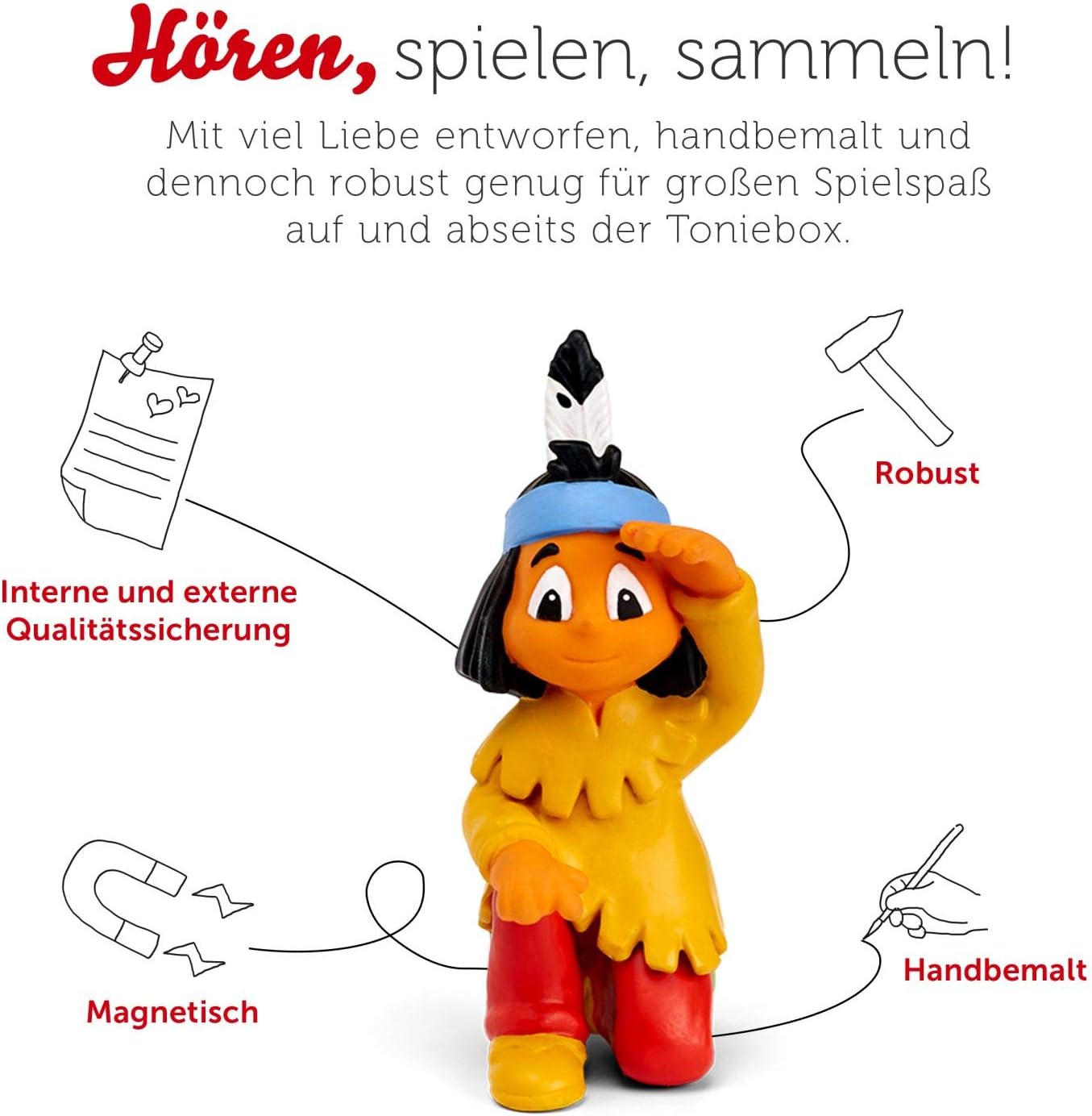 tonies Hörfiguren für Toniebox, Yakari – Best of Yakari
