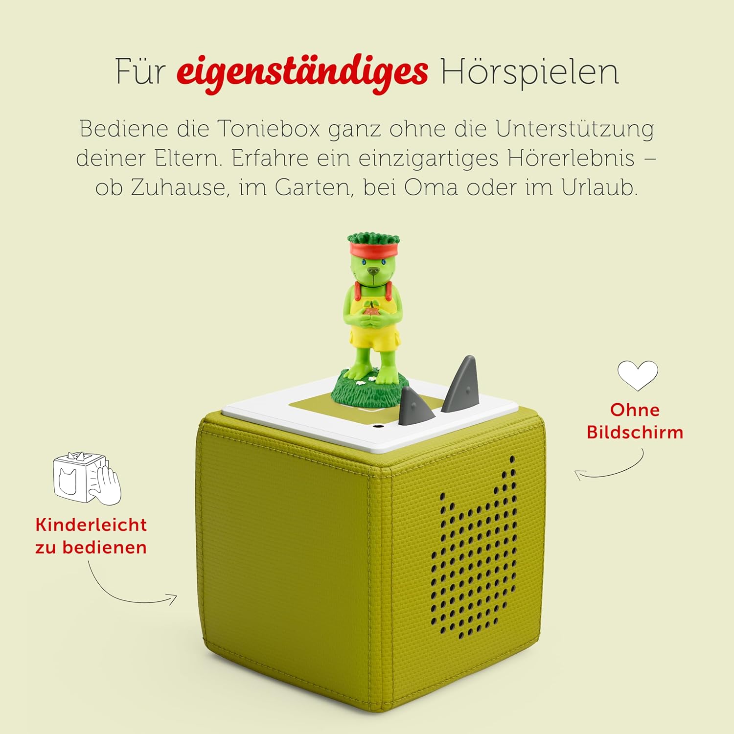 tonies Hörfigur für Toniebox, Emil Grünbär und die Bande – Abenteuer im Wald