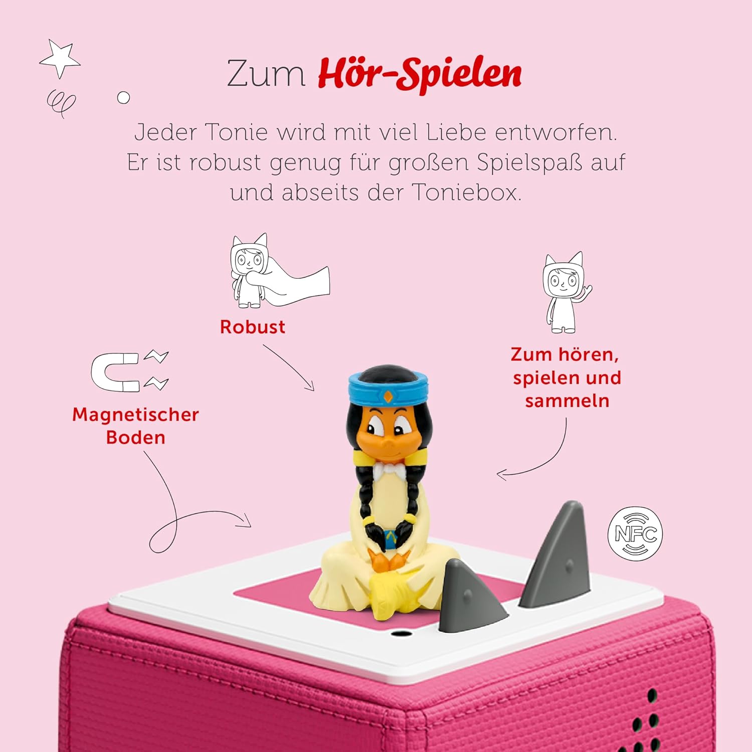 tonies Hörfigur für Toniebox, Yakari – Best of Regenbogen