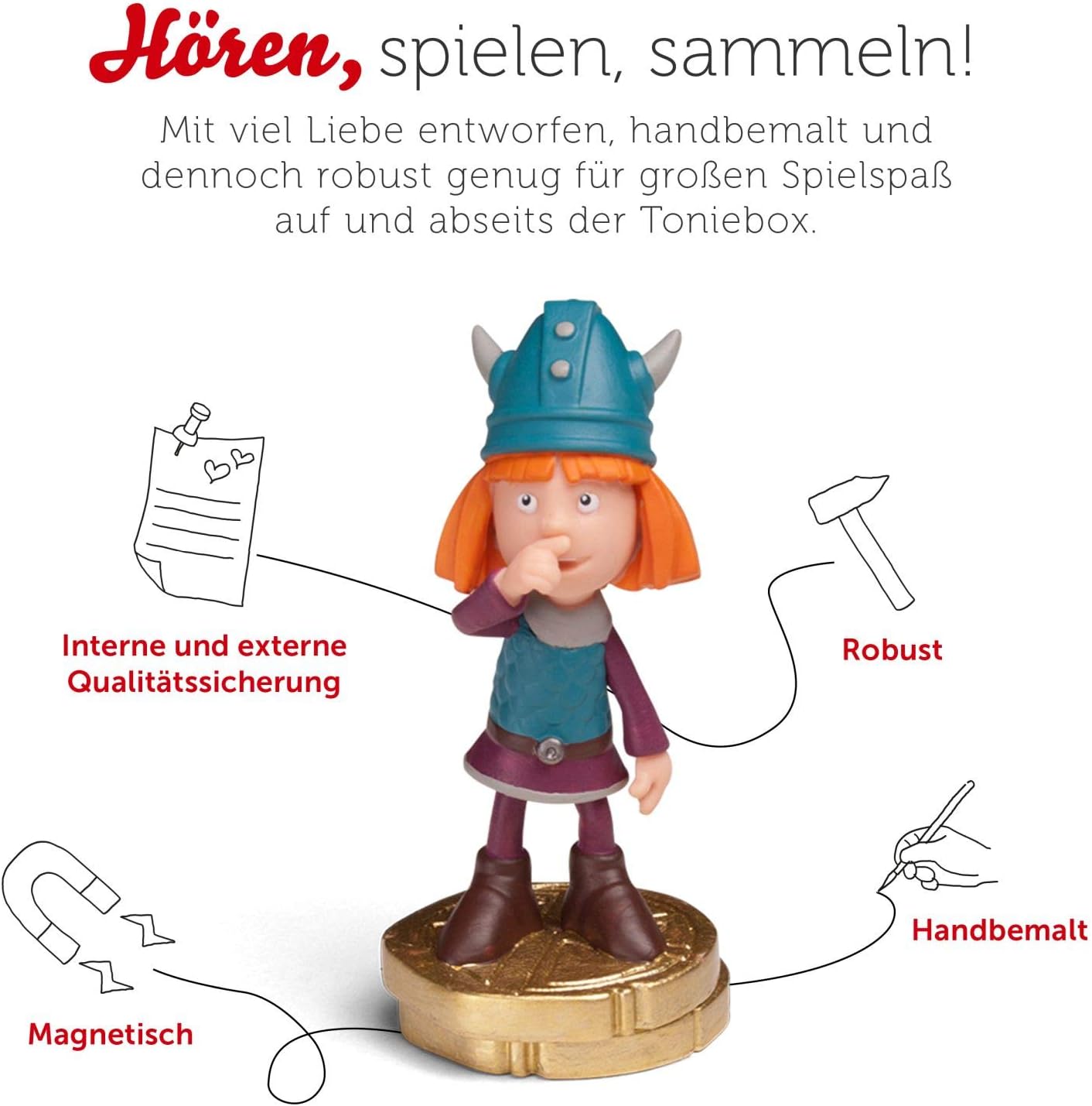 tonies Hörfigur für Toniebox, Wickie