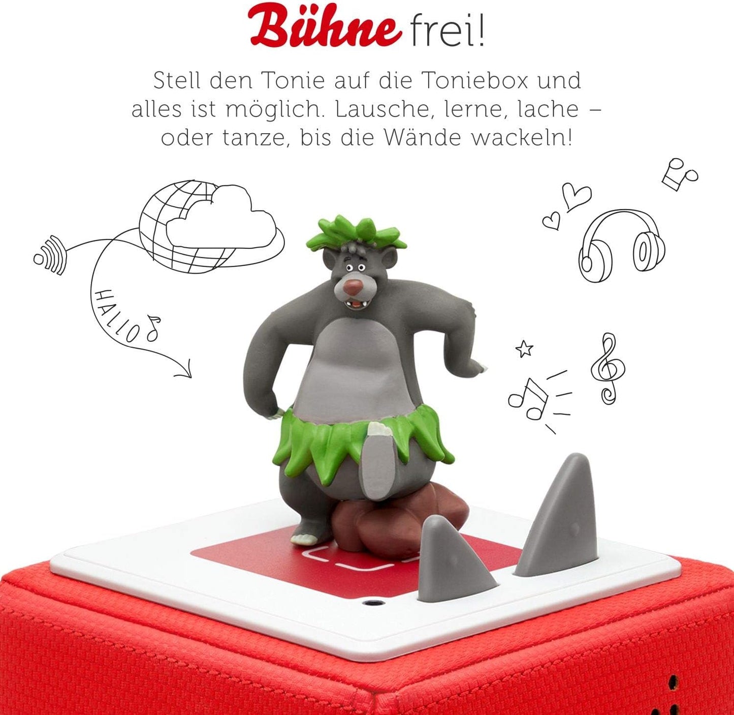 tonies Hörfiguren für Toniebox, Disney – Das Dschungelbuch, Original-Hörspiel zum Film