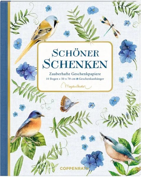 Wrapping paper book - Pure Nature Blue - The German Bookstore ZA
