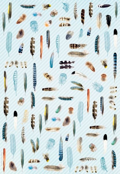 Wrapping paper book - Pure Nature Blue - The German Bookstore ZA