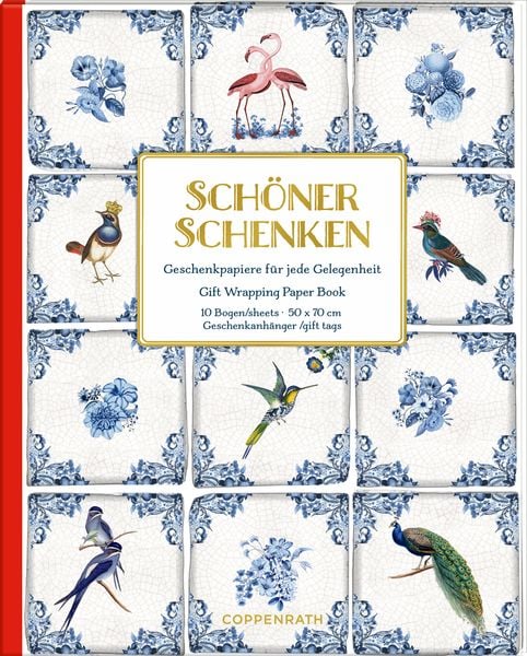 Wrapping paper book - Royal Blue - The German Bookstore ZA